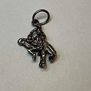 Sterling Liberty Silver Bronc Rider Charm